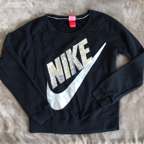 Nike Tops - *SOLD* Nike Long Sleeve Black Shirt Size Small